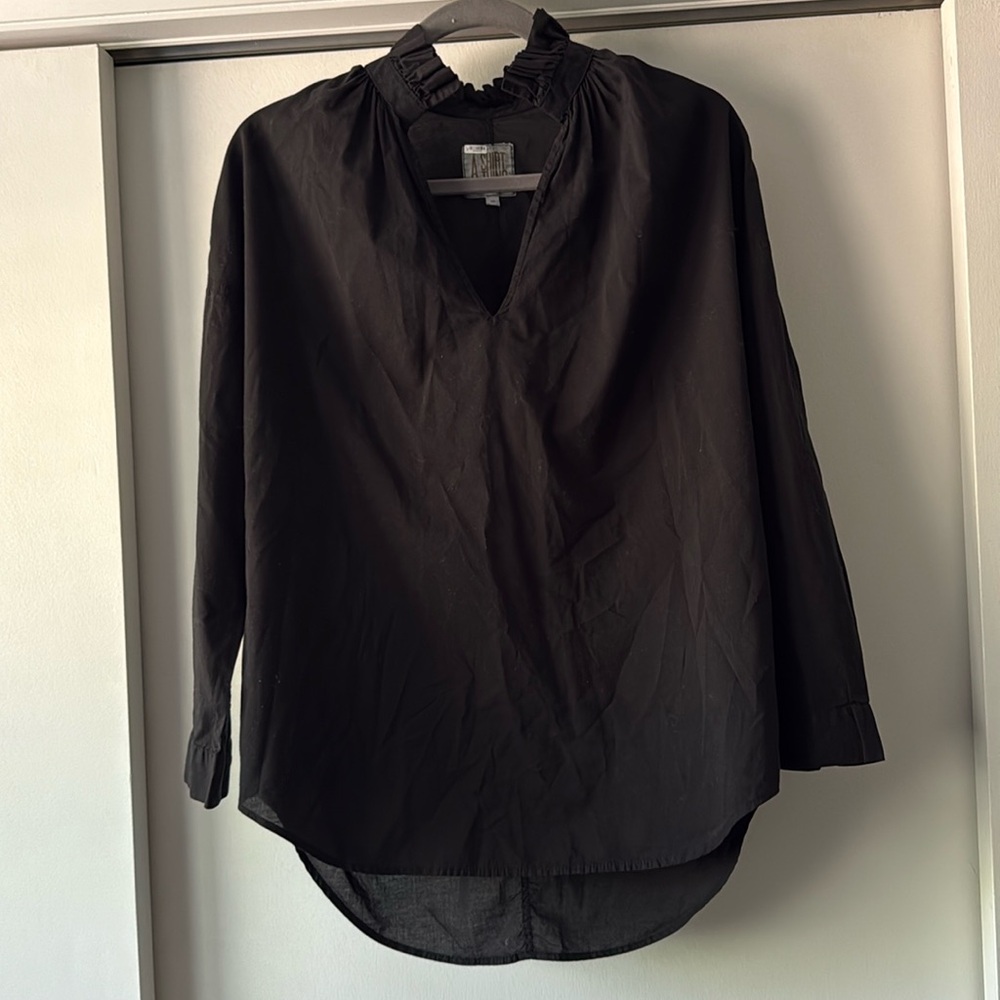 A Shirt Thing Josephine Black Blouse Size XS‎